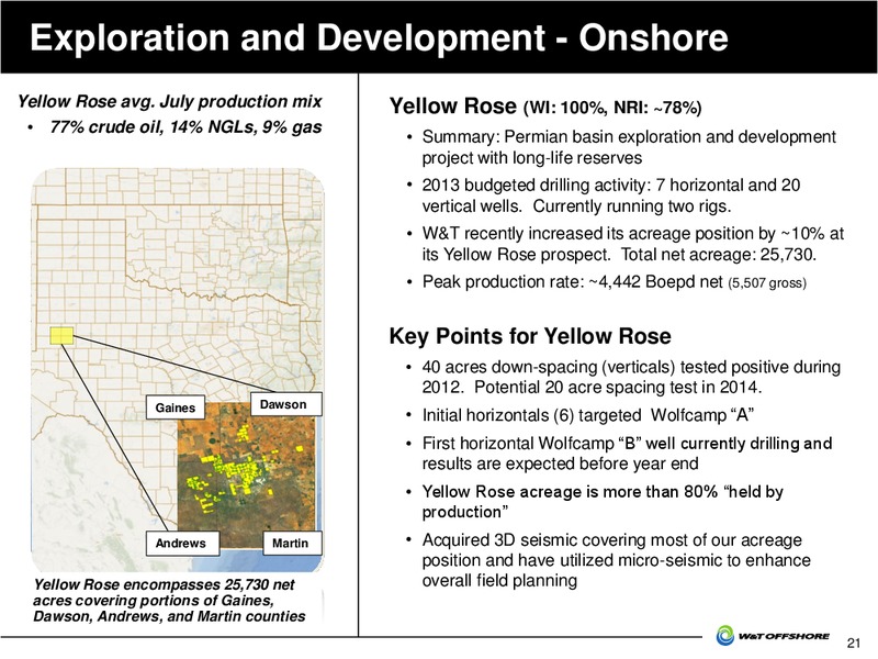 Johnson Rice Energy Conference – W&T Offshore Inc. – slide 22