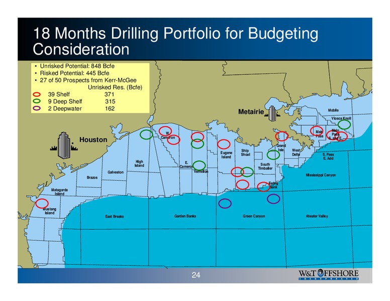Houston Energy Financial Forum – W&T Offshore Inc. – slide 24