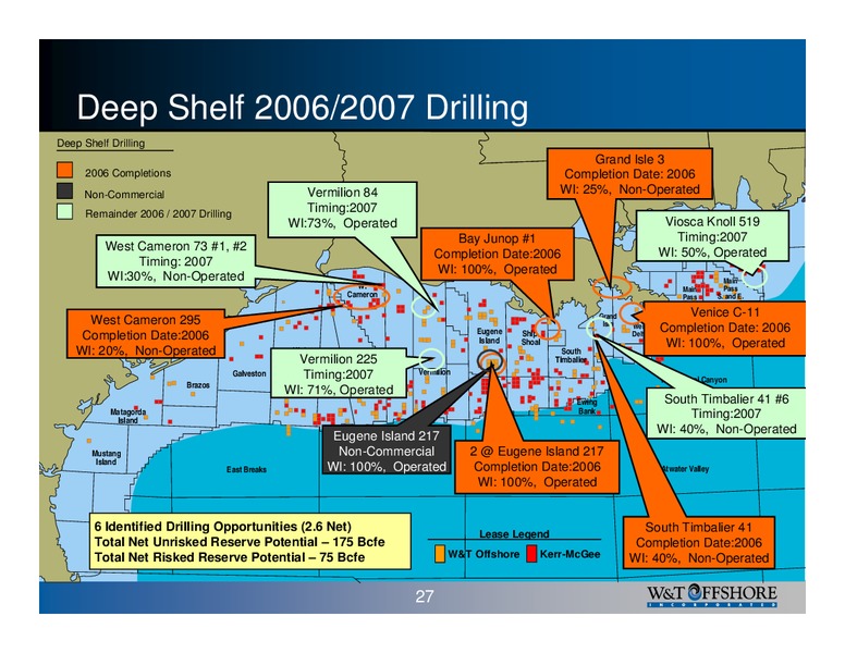 Fifth Louisiana Energy Conference – W&T Offshore Inc. – slide 27