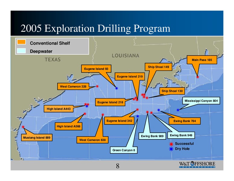 Raymond James 27th Annual Institutional Investors Conference – W&T Offshore Inc. – slide 8