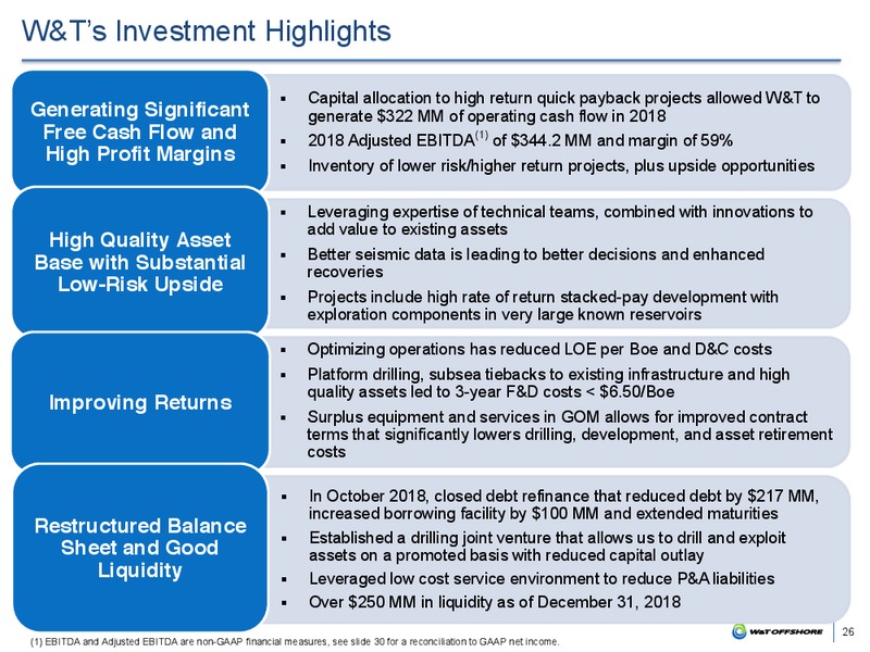 31st Annual ROTH Conference Presentation – W&T Offshore Inc. – slide 25
