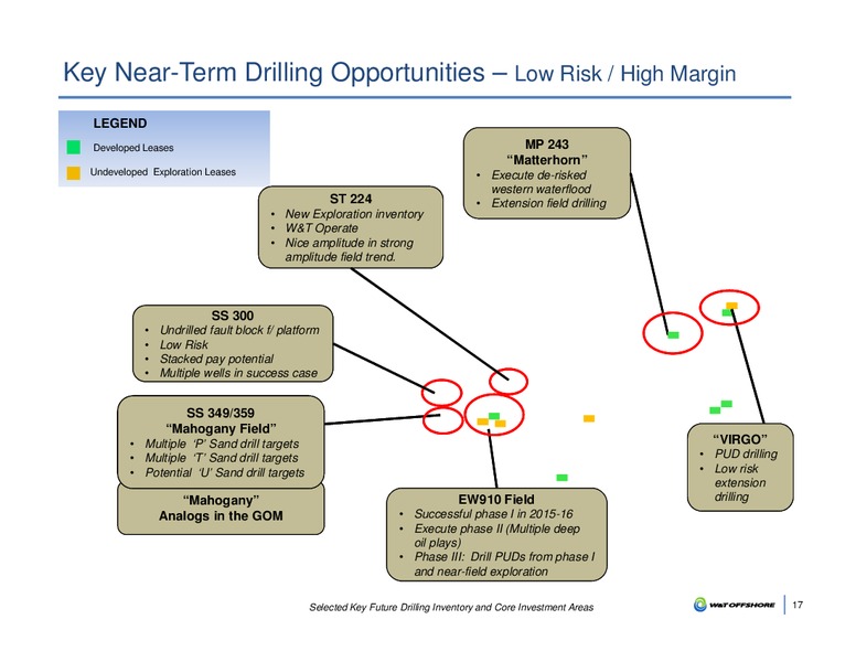 May 2017 Corporate Presentation – W&T Offshore Inc. – slide 16