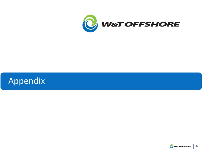May 2019 Company Update – W&T Offshore Inc. – slide 22