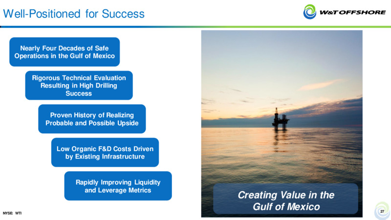 Stifel 2022 Cross Sector Insight Conference – W&T Offshore Inc. – slide 26