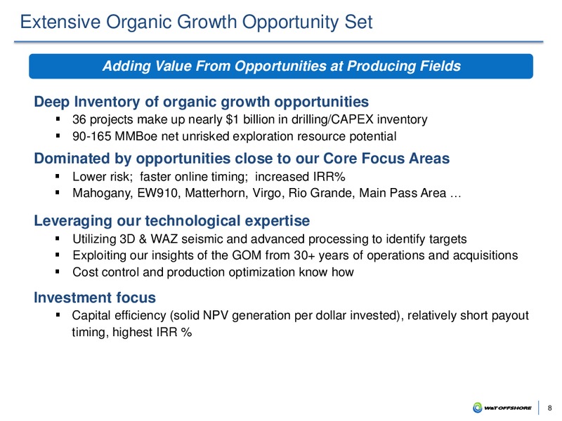 Barclays CEO Energy 2017 Power Conference – W&T Offshore Inc. – slide 7