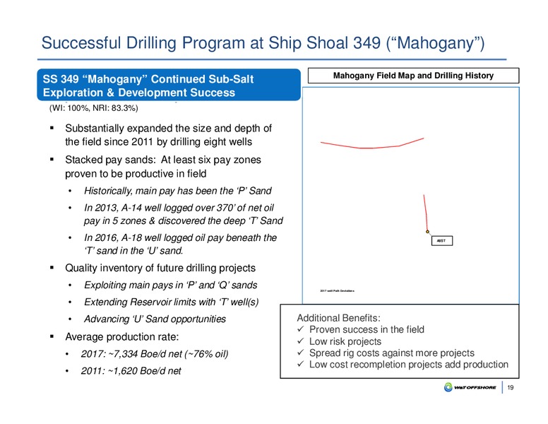 Capital One Energy Conference – W&T Offshore Inc. – slide 18