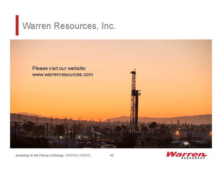 Warren Resources Investor Presentation – Warren Resources Inc. – slide 47
