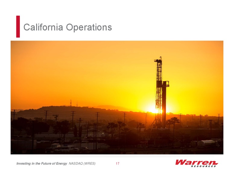Investor Presentation – Warren Resources Inc. – slide 16