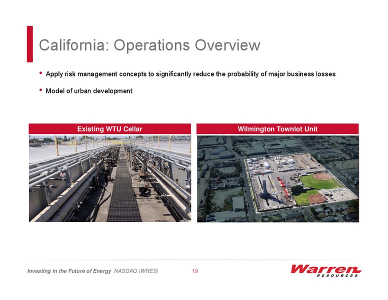 Investor Presentation – Warren Resources Inc. – slide 18