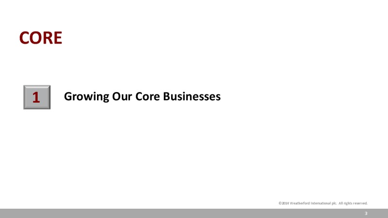 BARCLAYS CAPITAL CEO ENERGY POWER CONFERENCE – Weatherford International Ltd. – slide 3