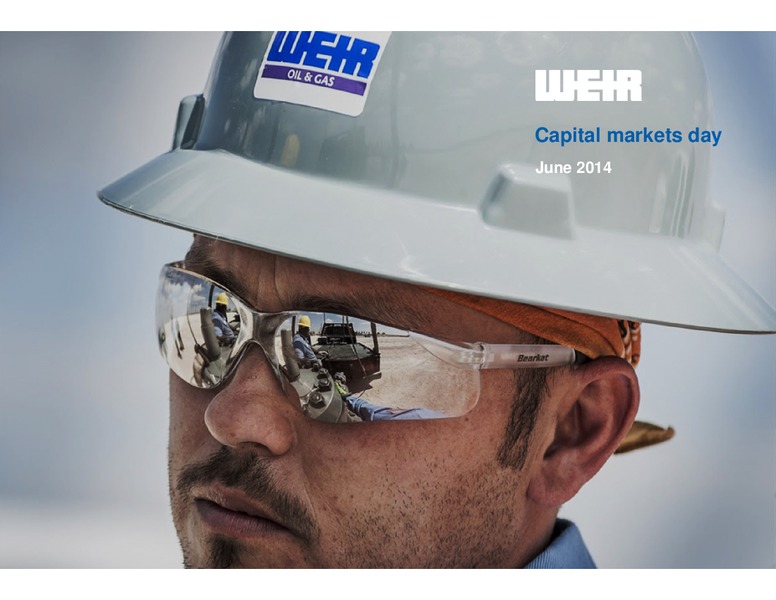 Capital Markets Day – Weir Oil & Gas – slide 1