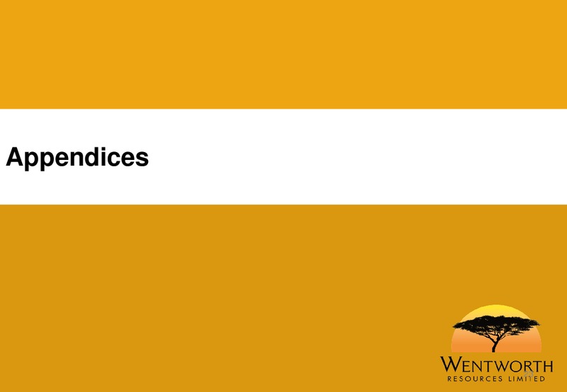 OCTOBER 2013 CORPORATE PRESENTATION – Wentworth Resources Ltd – slide 22