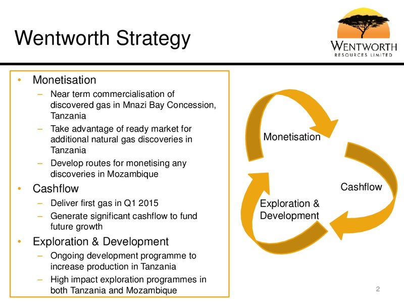 Investor Presentation – Wentworth Resources Ltd – slide 3