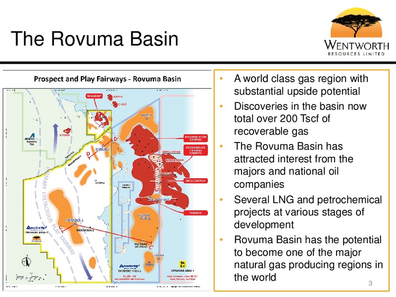 Investor Presentation – Wentworth Resources Ltd – slide 4