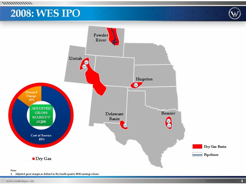 Barclays Investment Grade Energy and Pipeline Conference – Western Gas Partners Lp – slide 3