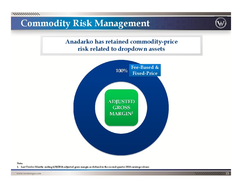 INVESTOR PRESENTATION – Western Gas Partners Lp – slide 14