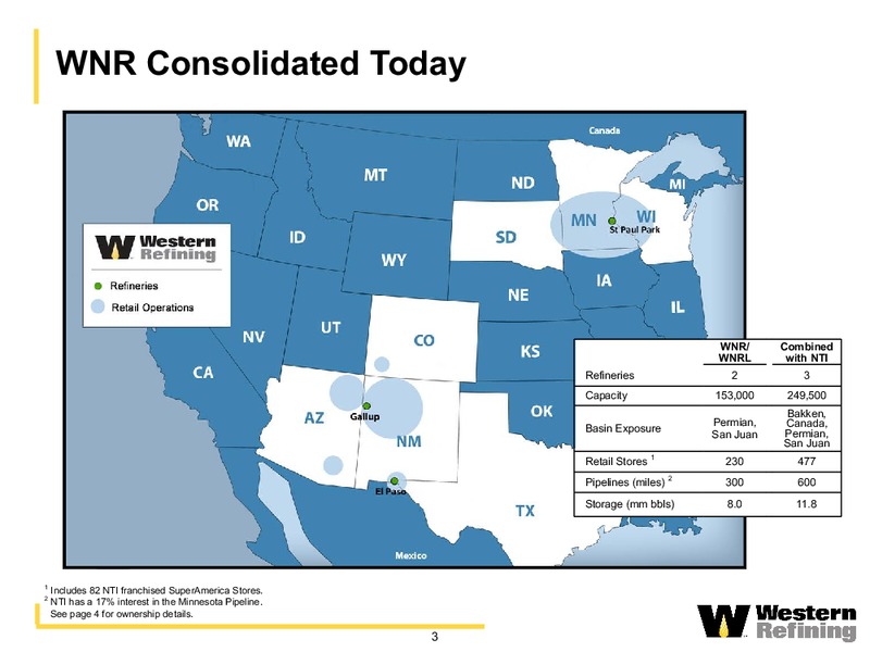 Wolfe Research Oil & Gas Refining Conference – Western Refining Logistics, Lp – slide 2