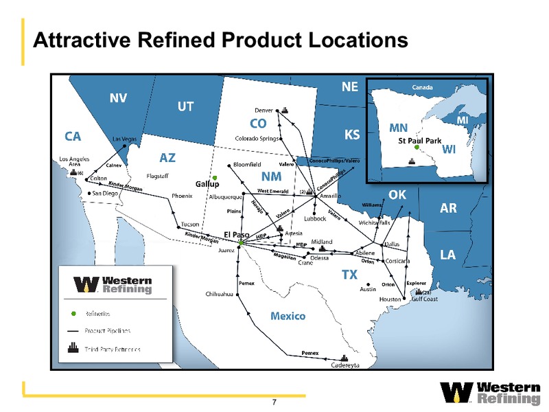 Wolfe Research Oil & Gas Refining Conference – Western Refining Logistics, Lp – slide 6
