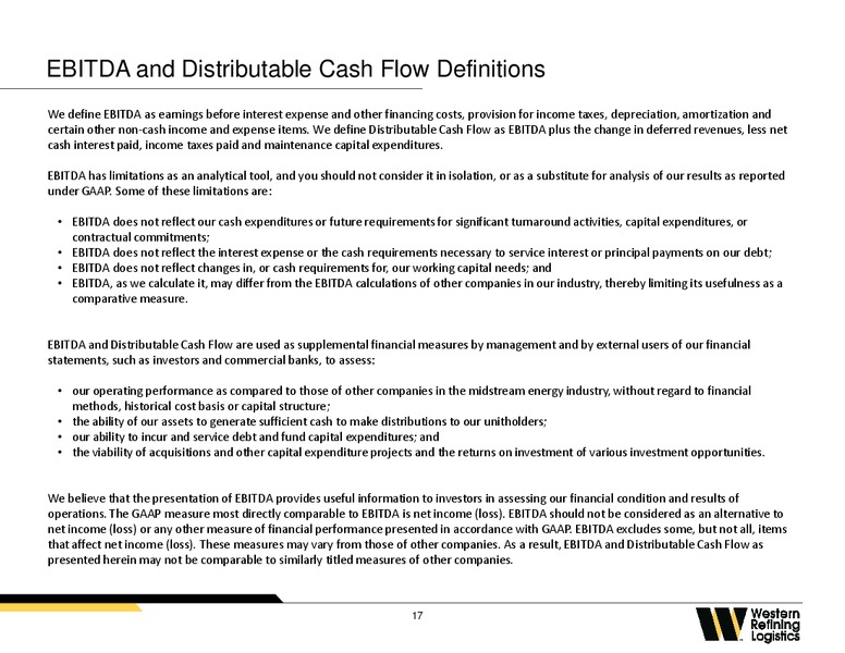 2014 Citi One on One MLP Midstream Infrastructure Conference – Western Refining Logistics, Lp – slide 16