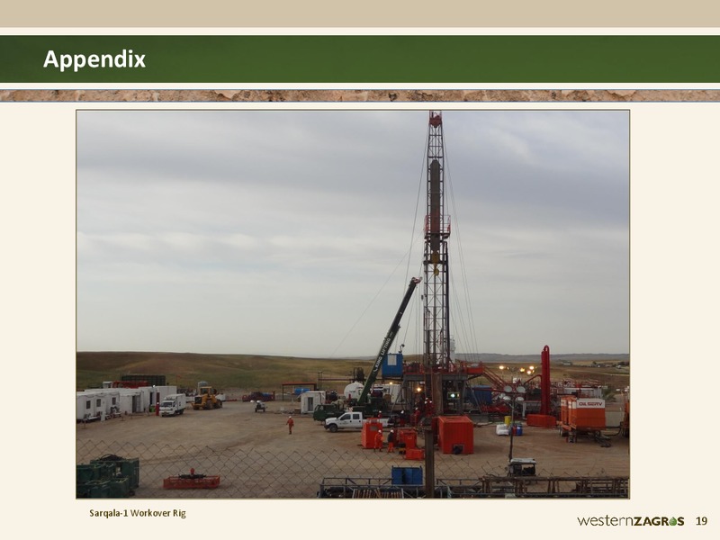 TD Securities 2015 Energy Conference – Western Zagros – slide 19