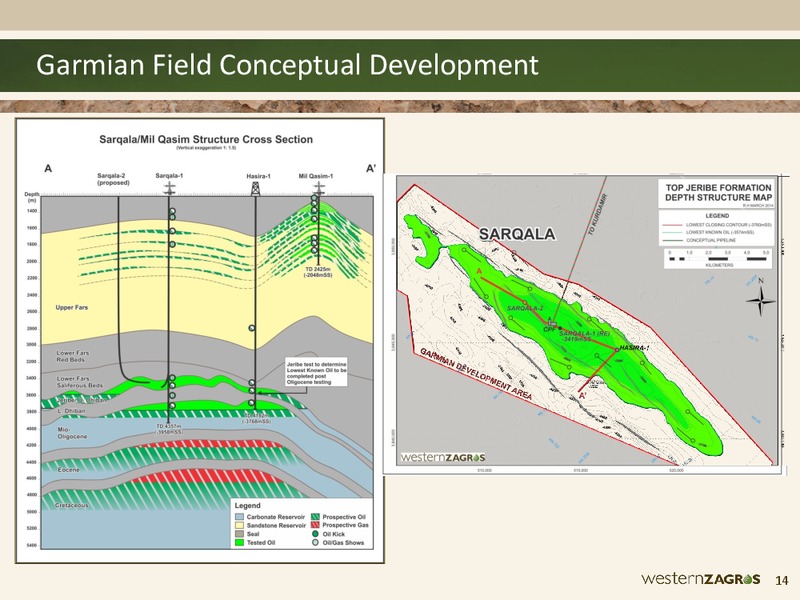 Annual and Special General Meeting – Western Zagros – slide 14