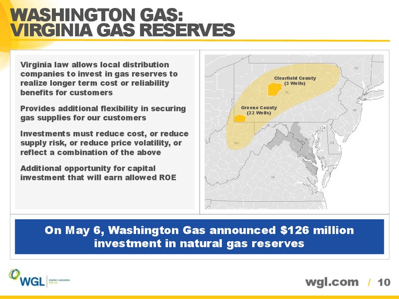 AGA Financial Forum – WGL Holdings Inc. – slide 9