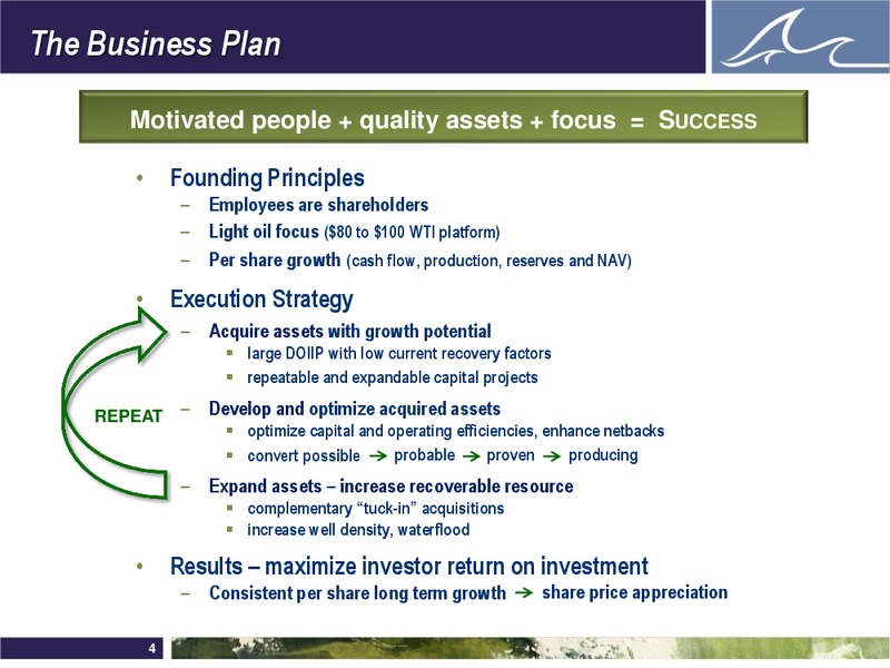 ENERCOM'S THE OIL AND GAS CONFERENCE 2012 – Whitecap Resources Inc. – slide 4
