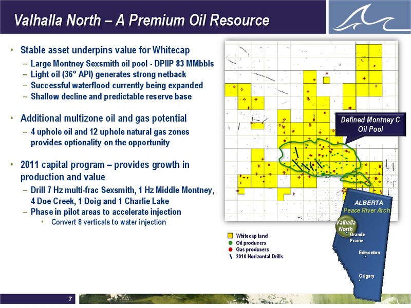 ENERCOMS THE OIL AND GAS CONFERENCE – Whitecap Resources Inc. – slide 7