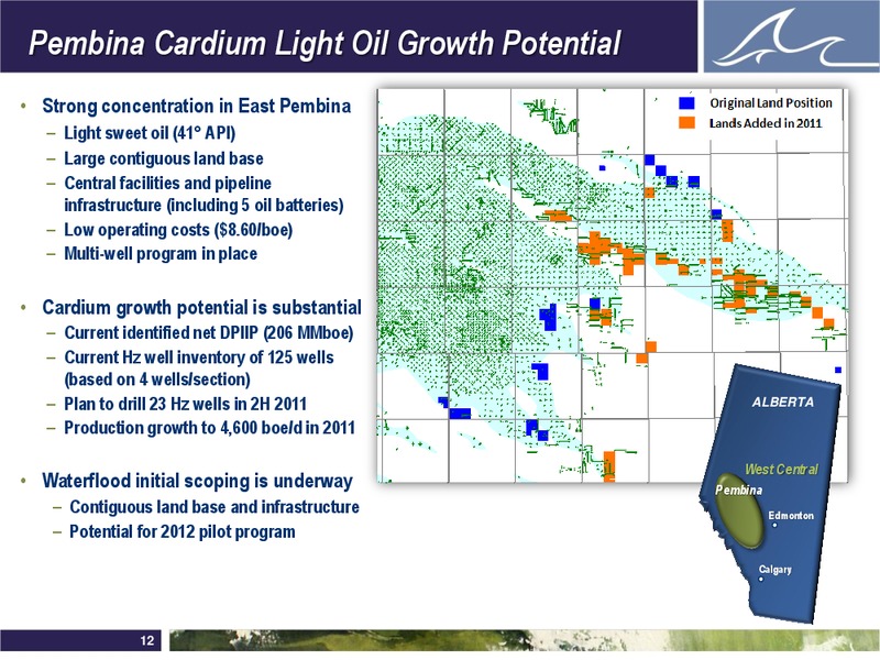 ENERCOMS THE OIL AND GAS CONFERENCE – Whitecap Resources Inc. – slide 12