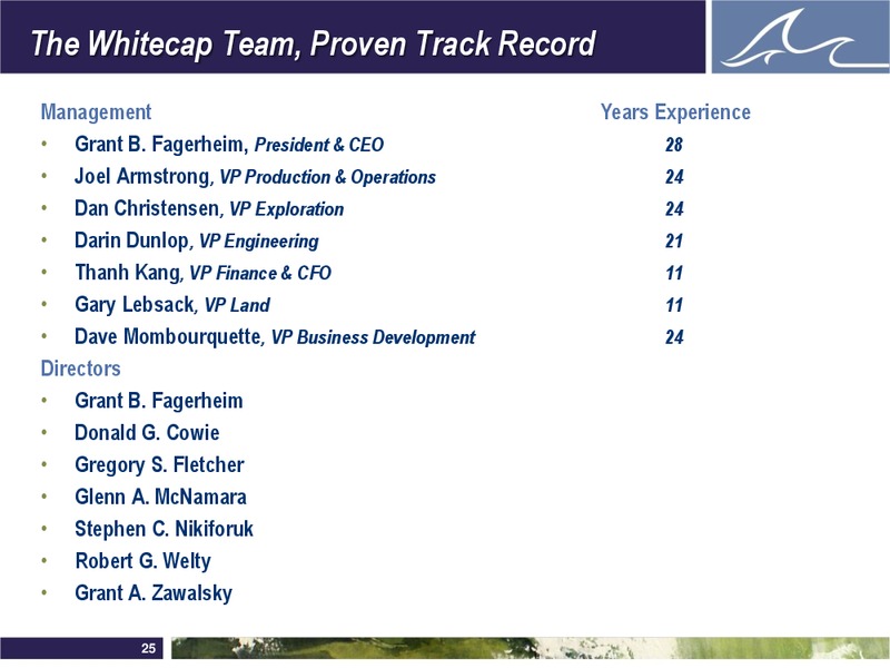 ENERCOMS THE OIL AND GAS CONFERENCE – Whitecap Resources Inc. – slide 24