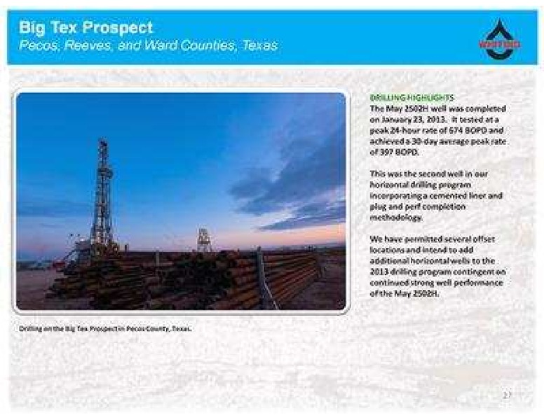 Raymond James Institutional Investors Conference – Whiting Petroleum Corp. – slide 27