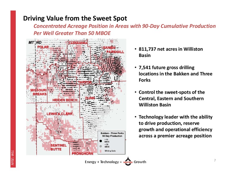 APRIL 2015 PRESENTATION – Whiting Petroleum Corp. – slide 6