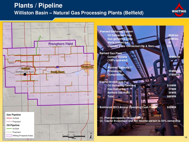 Hart Energy Rockies Midstream Conference – Whiting Petroleum Corp. – slide 18