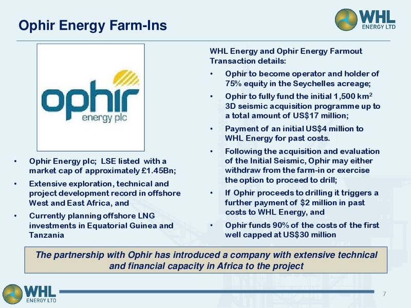 Africa down under conference – Whl Energy Ltd. – slide 6