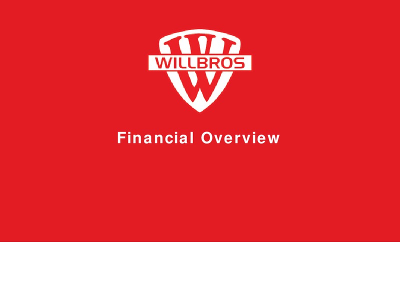 Howard Weil 42nd Annual Energy Conference – Willbros Group, Inc – slide 14