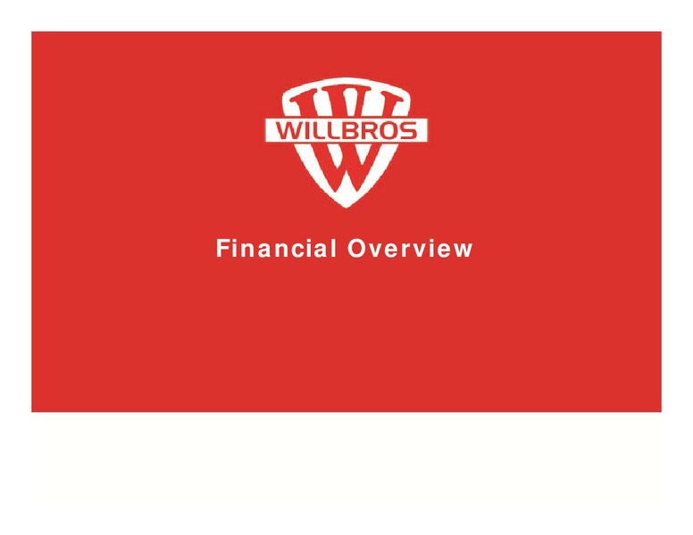 Burkenroad Reports 18th Annual Investment Conference – Willbros Group, Inc – slide 14