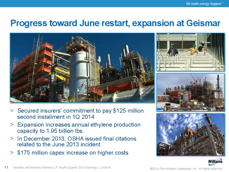 Q4 2013 Earnings – Williams Companies, Inc. – slide 9
