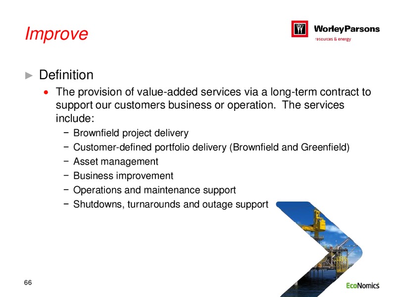SYDNEY INVESTOR DAY – WorleyParsons Limited – slide 66