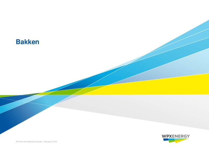 2011 Year End Operational Update – WPX Energy, Inc. – slide 13