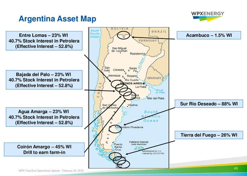 2011 Year End Operational Update – WPX Energy, Inc. – slide 40
