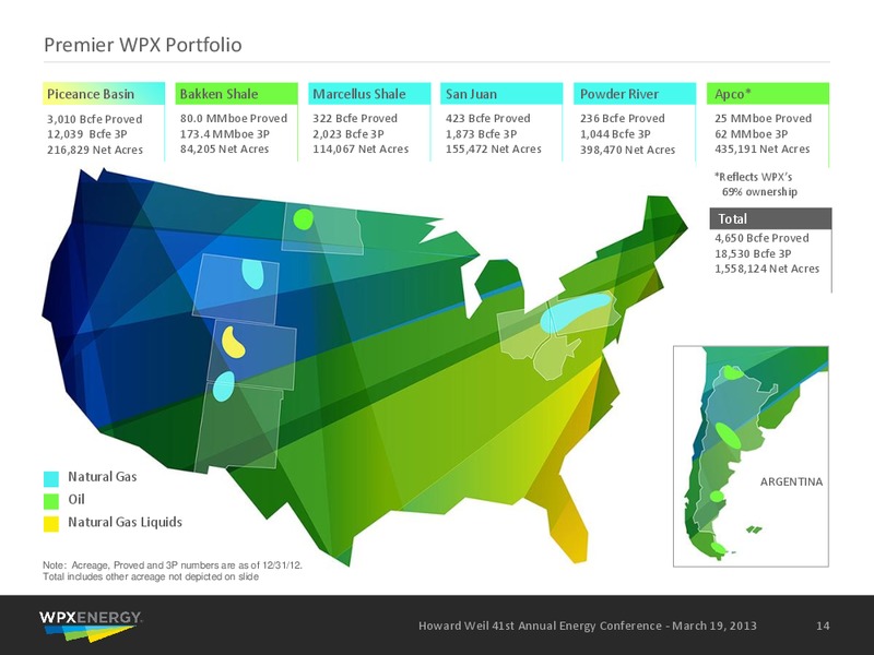 Howard Weil 41st Annual Energy Conference – WPX Energy, Inc. – slide 12