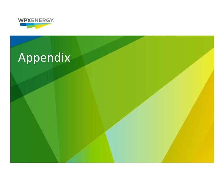 August 2013 Operational Update – WPX Energy, Inc. – slide 20