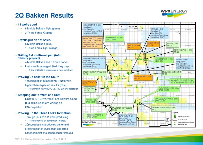 2nd Quarter 2012 Operational Update – WPX Energy, Inc. – slide 5
