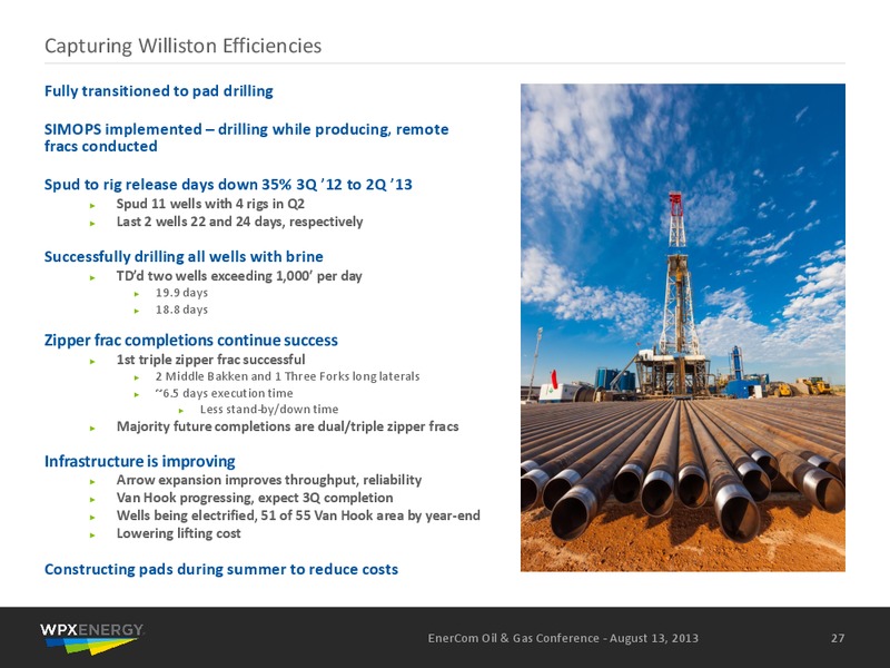 EnerCom Oil & Gas Conference – WPX Energy, Inc. – slide 25