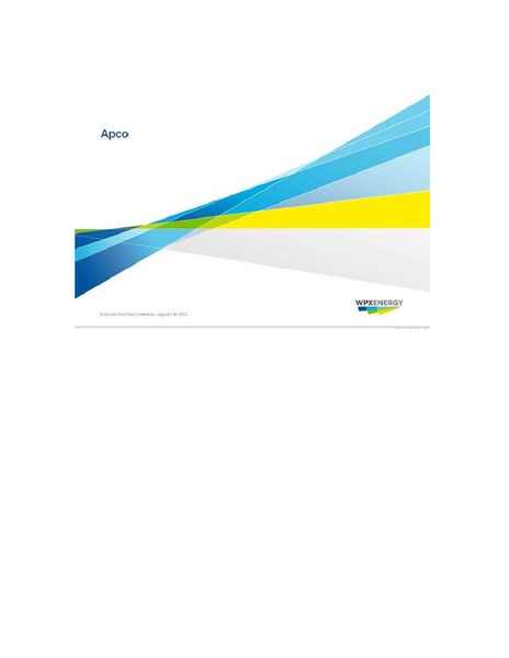 ENERCOM OIL GAS CONFERENCE – WPX Energy, Inc. – slide 17