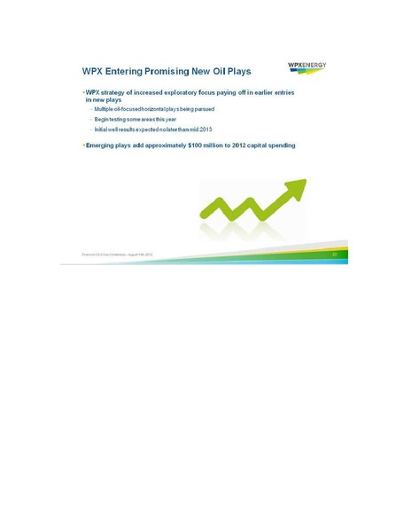 ENERCOM OIL GAS CONFERENCE – WPX Energy, Inc. – slide 22