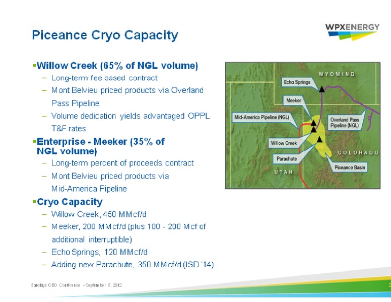 Barclays Capital CEO Energy Power Conference – WPX Energy, Inc. – slide 23