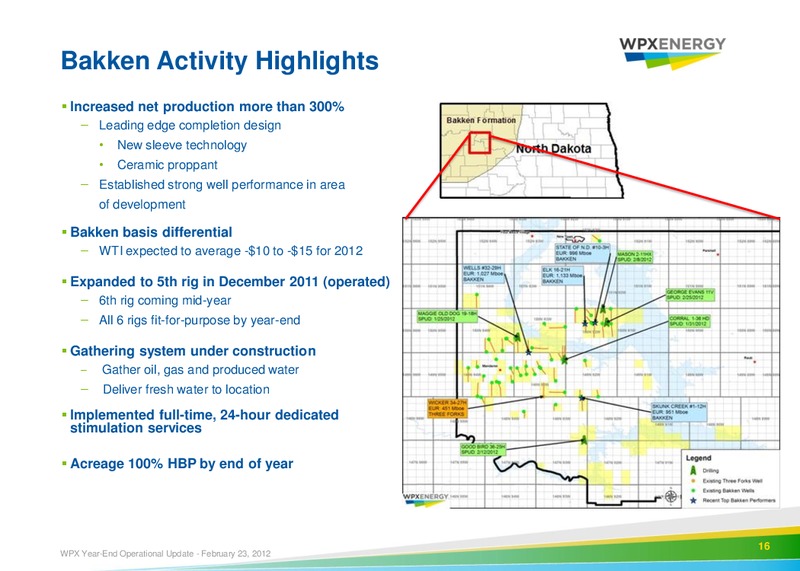 Earnings 2011 Call – WPX Energy, Inc. – slide 14