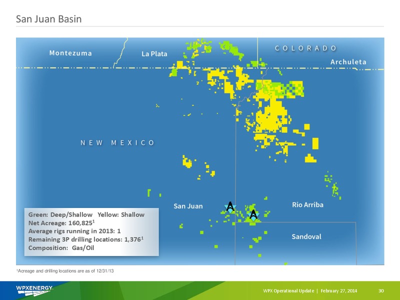 Q4 2013 Earnings Call – WPX Energy, Inc. – slide 28