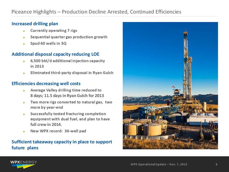 Q3 2013 Earnings Call – WPX Energy, Inc. – slide 4